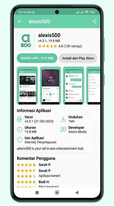Unduh dan Instal APK alexis500 untuk Android Secara Mudah