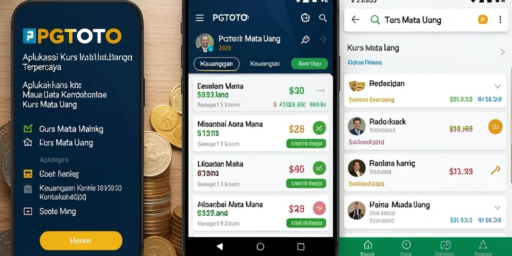 Tampilan antarmuka PGTOTO dengan fitur konversi mata uang.