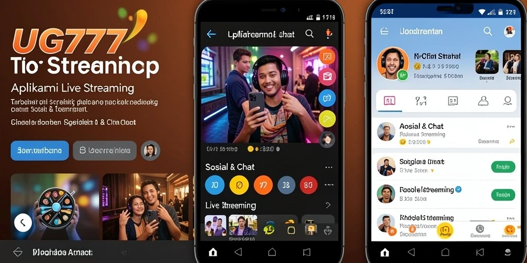 Tampilan antarmuka UG777 yang menarik untuk Live Streaming.