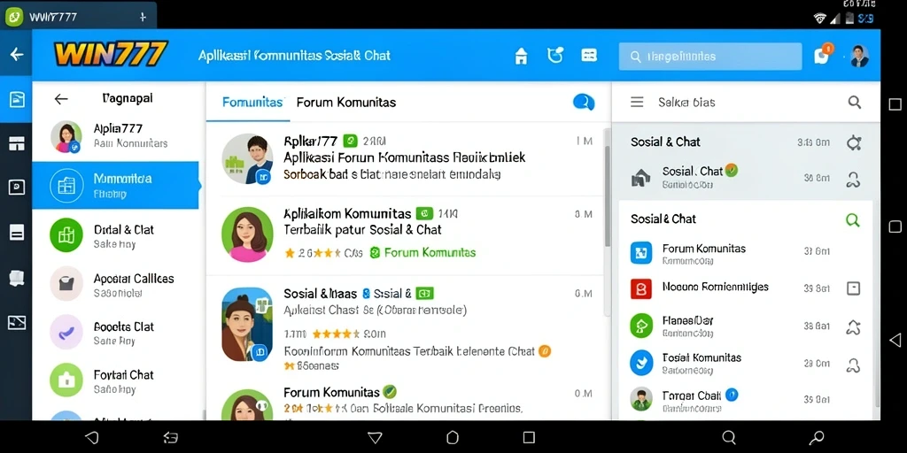 Tampilan antarmuka aplikasi WIN777 yang intuitif dan menarik.